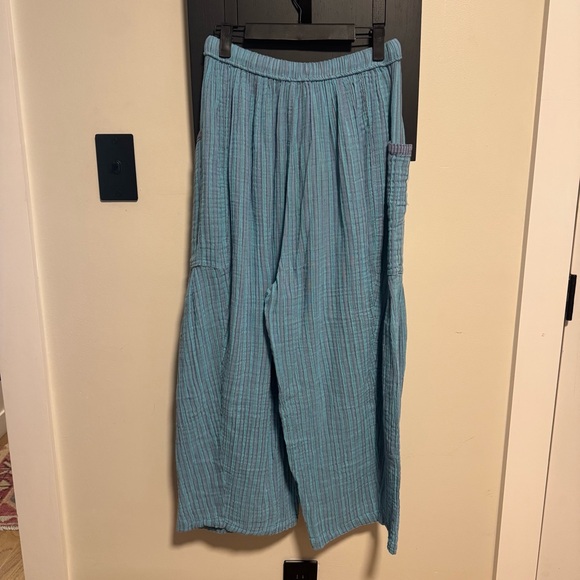 Quinn Striped Pants Caribbean Blue Combo NWT - Picture 6 of 6
